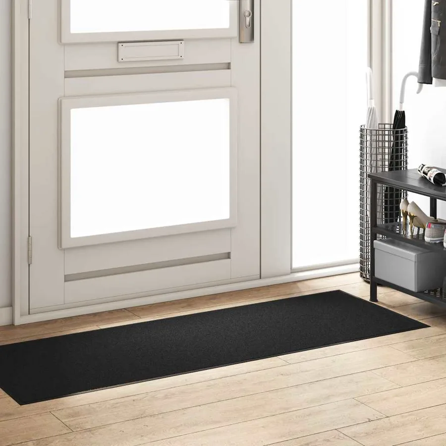 Tapis d'entrée Noir 60 x 180 cm 100% Polyamide - 3