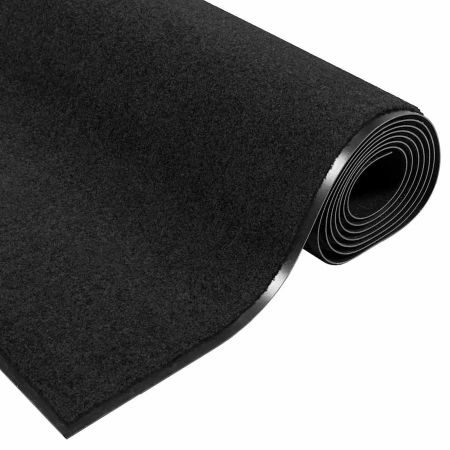Tapis d'entrée Noir 60 x 180 cm 100% Polyamide - 5
