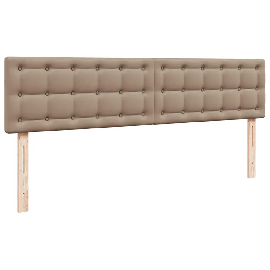 Cadre de lit ottoman et matelas cappuccino 180x200cm similicuir - 9