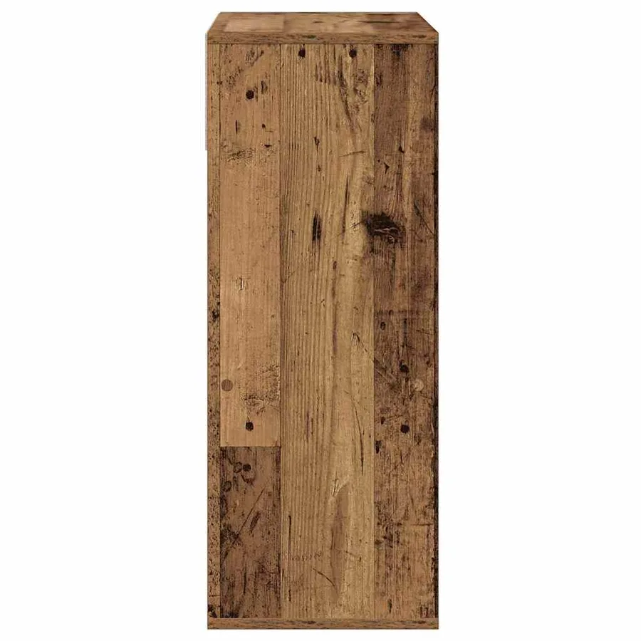 Bibliothèque vieux bois 66x31x80 cm bois d'ingénierie - 5