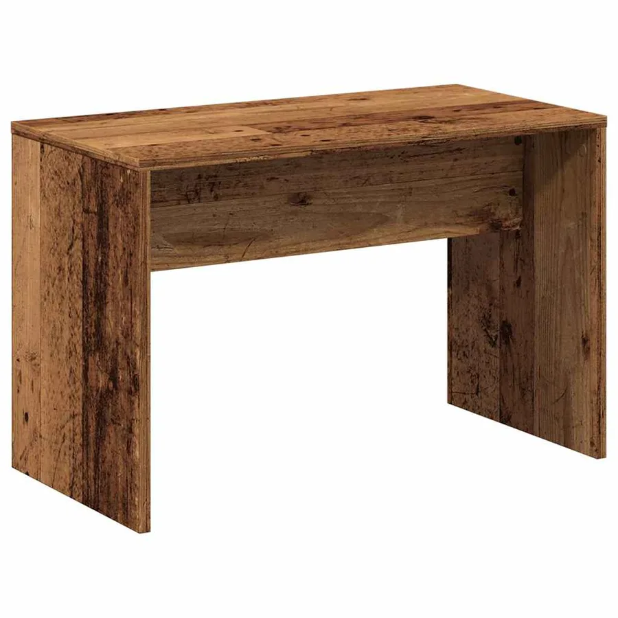 Tabouret de toilette vieux bois 70x35x45 cm bois d'ingénierie - 2