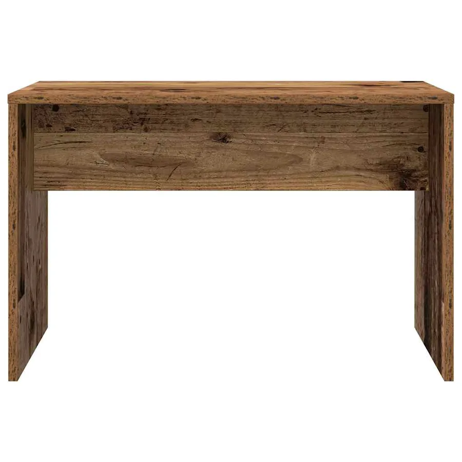 Ensemble de coiffeuse avec LED vieux bois bois d'ingénierie - 7