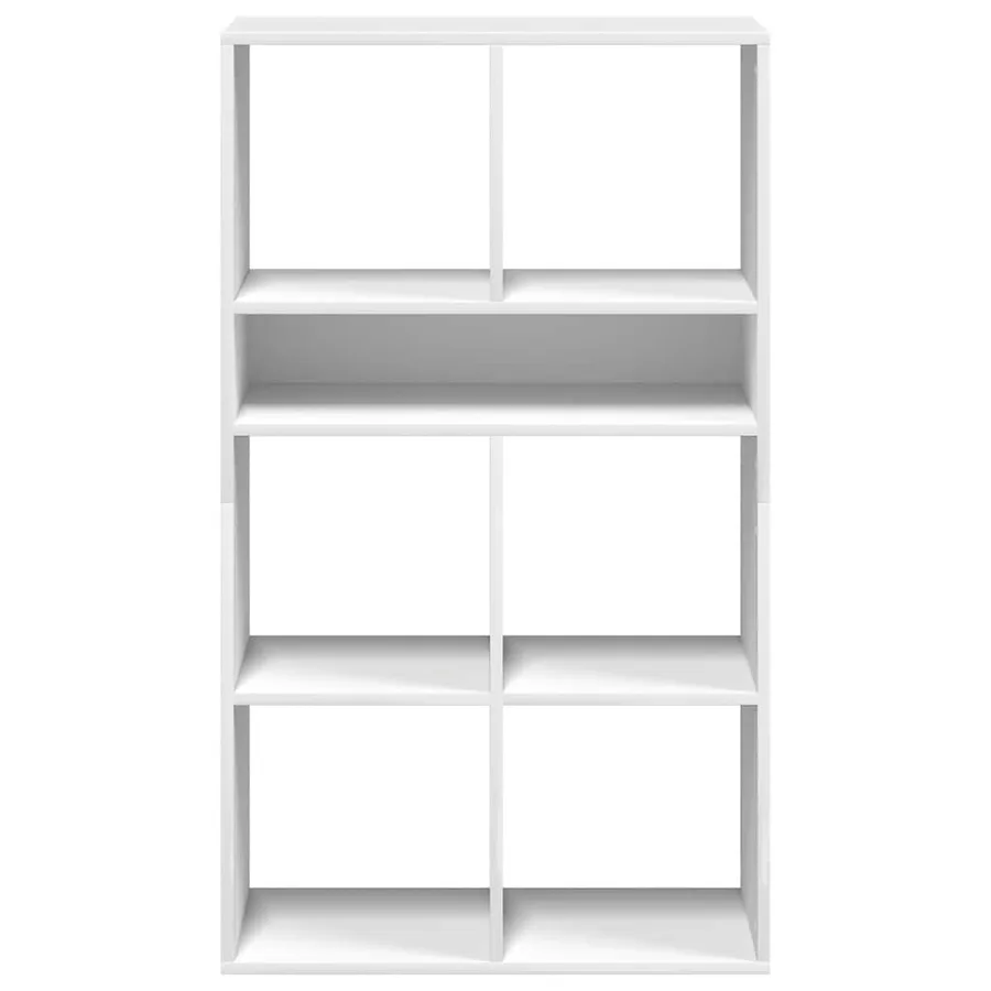 Bibliothèque blanc 66x31x112 cm bois d'ingénierie - 4