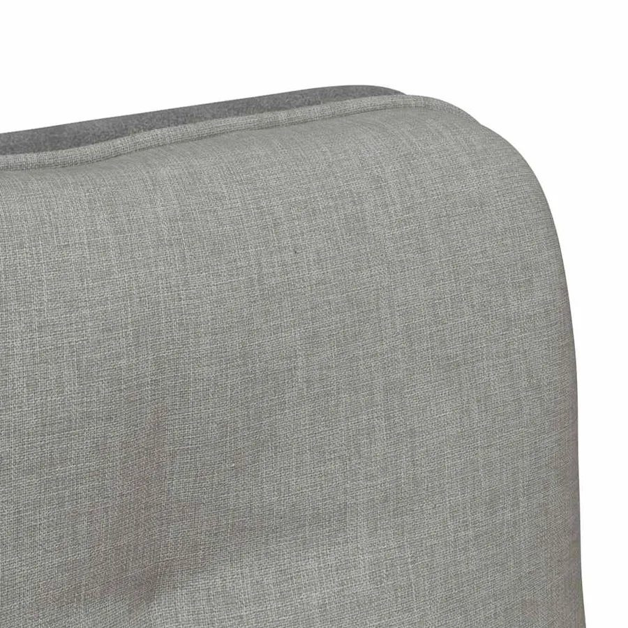 Chaise pivotante de bureau Gris clair Tissu - 9