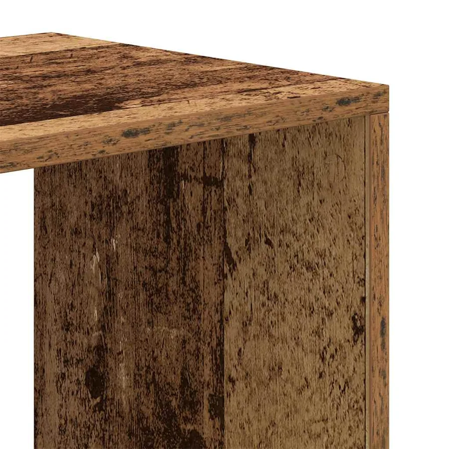 Bibliothèque vieux bois 66x31x112 cm bois d'ingénierie - 7