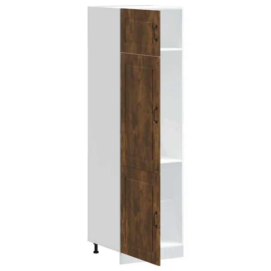 Armoire de cuisine Kalmar chêne fumé bois d'ingénierie - 4