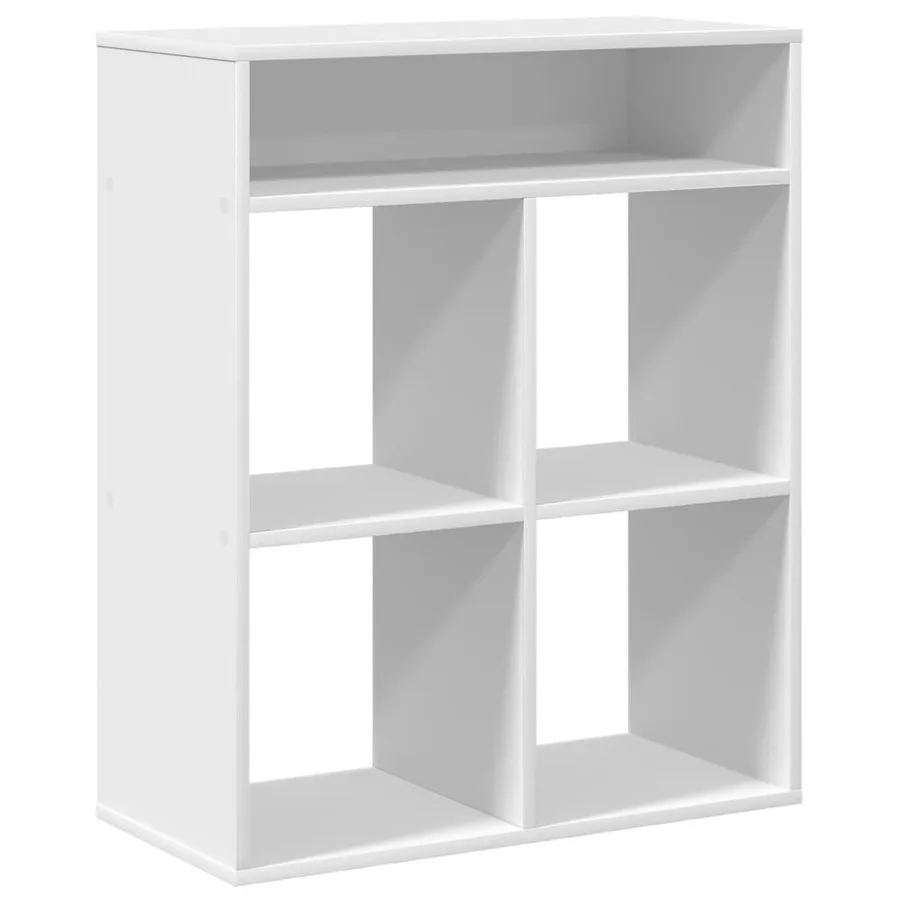 Bibliothèque blanc 66x31x80 cm bois d'ingénierie - 2