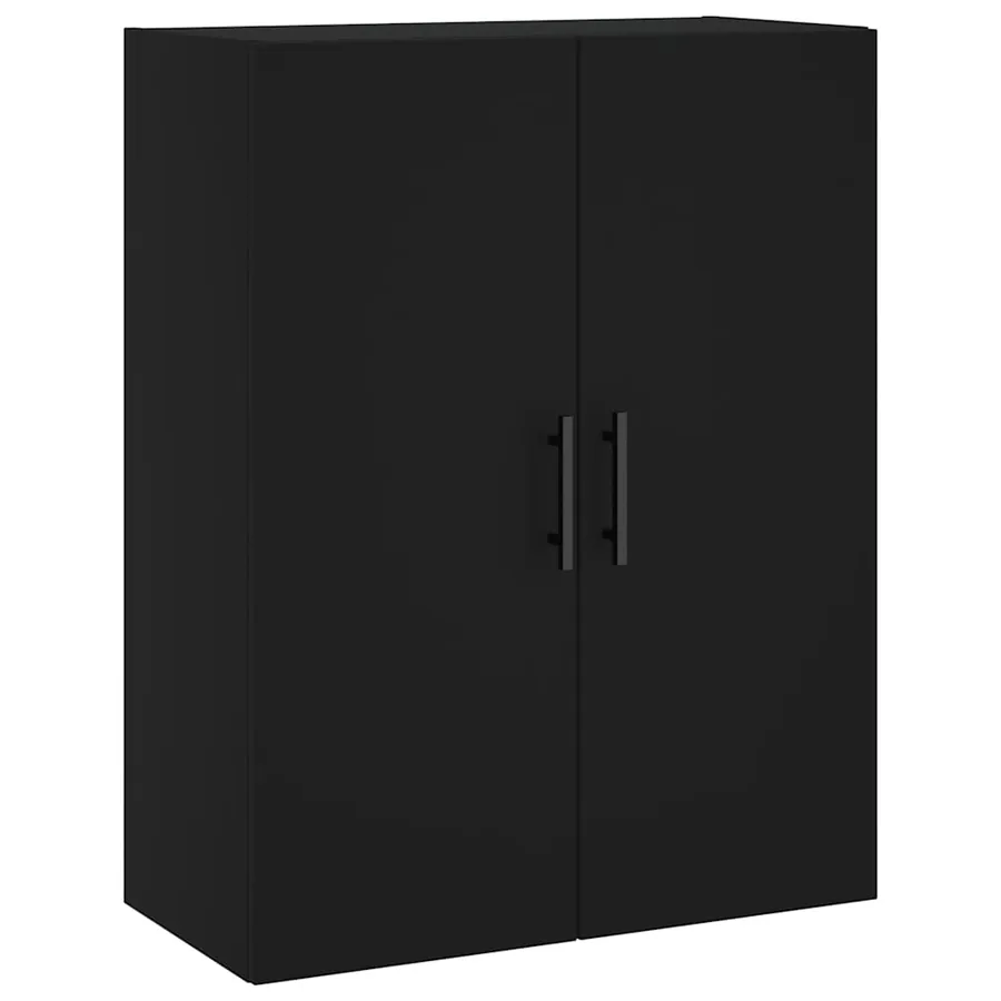 Armoires murales 2 pcs noir 69,5x34x90 cm - 5