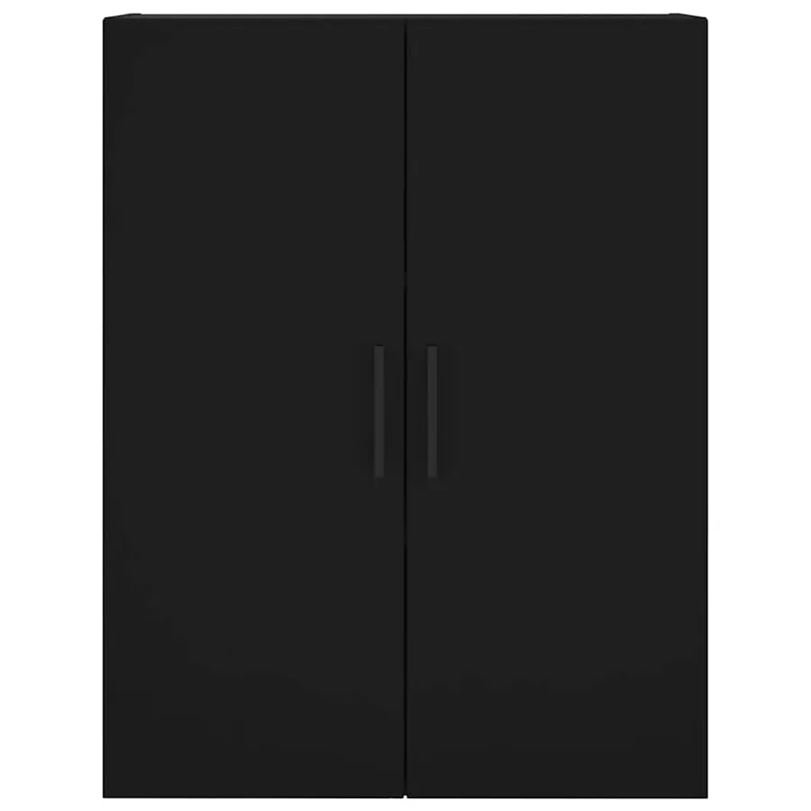 Armoires murales 2 pcs noir 69,5x34x90 cm - 6