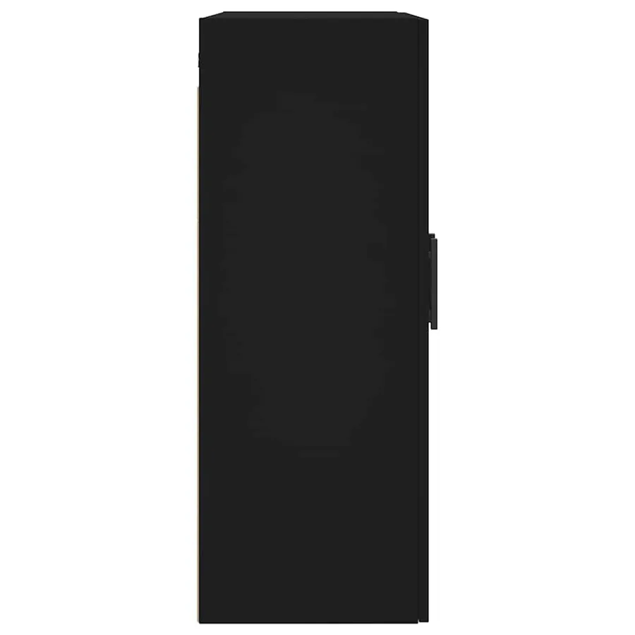 Armoires murales 2 pcs noir 69,5x34x90 cm - 7