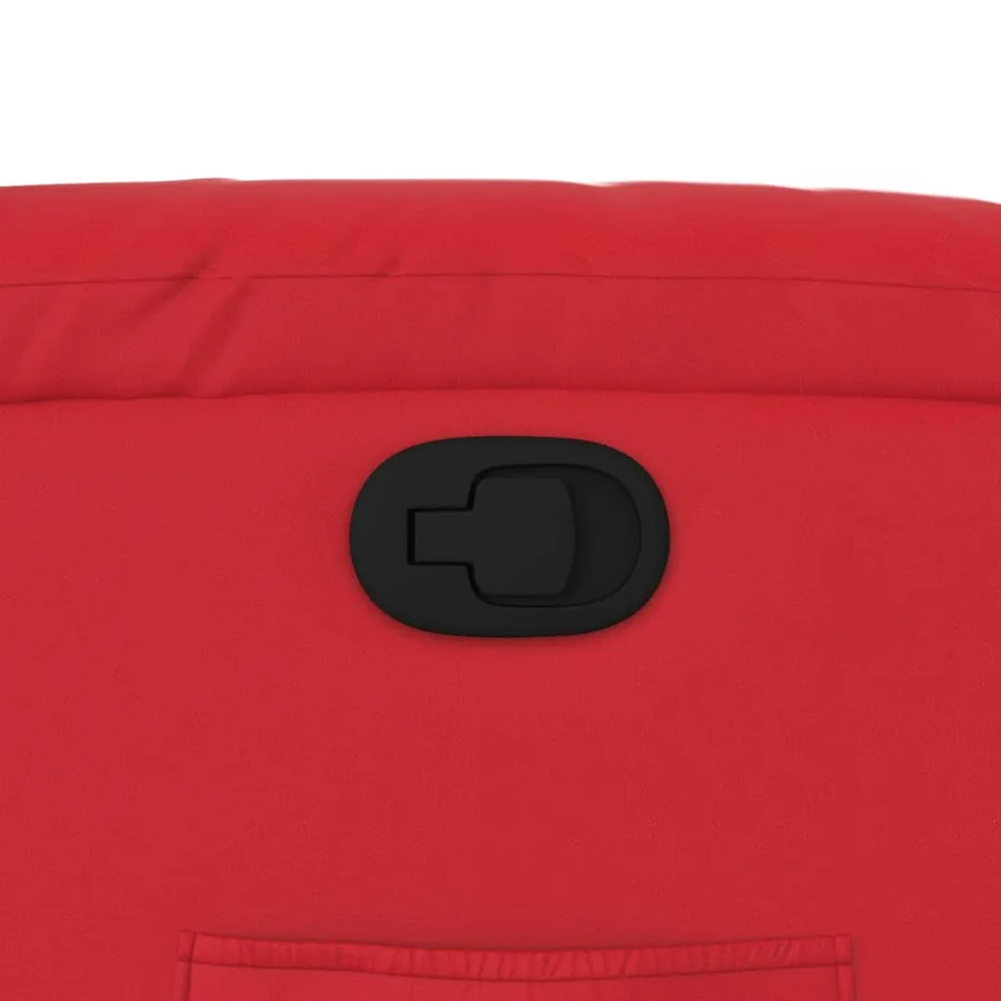 Fauteuil inclinable Rouge Similicuir - 9