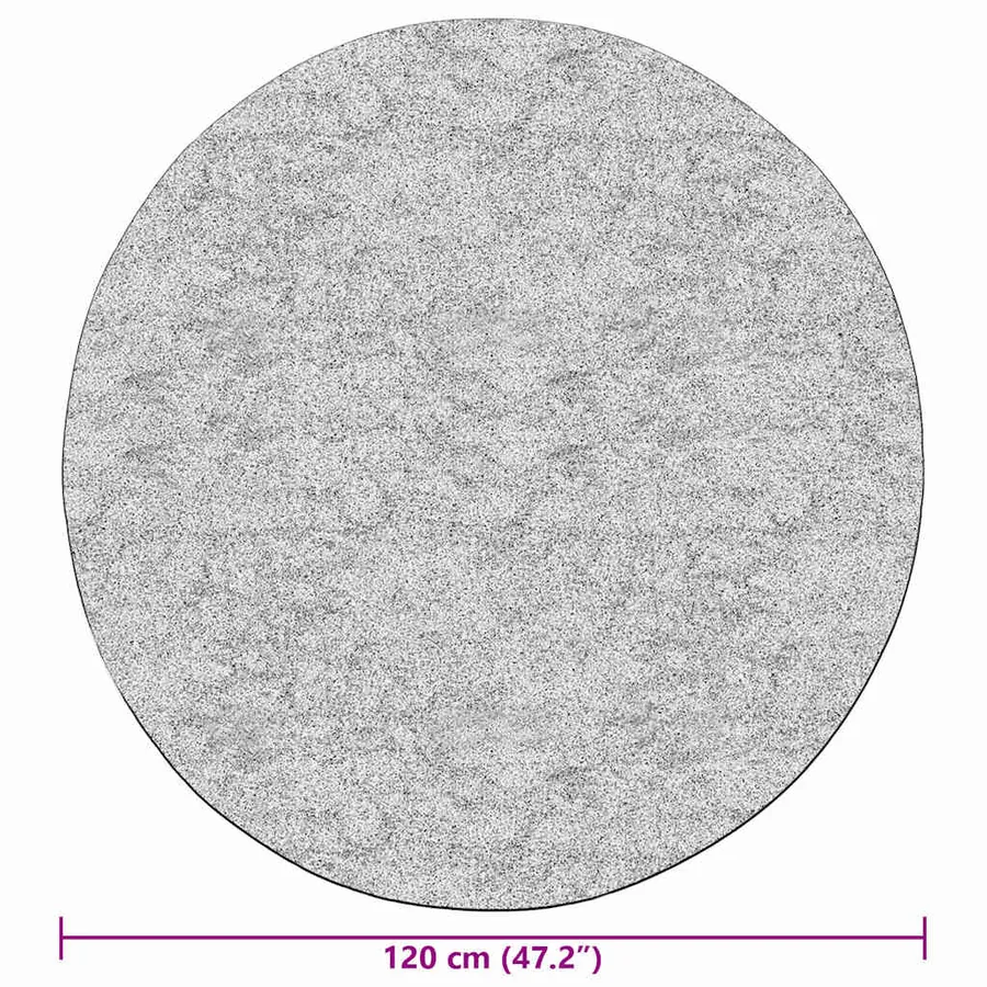 Tapis lavable antidérapant φ120 cm multicolore - 6
