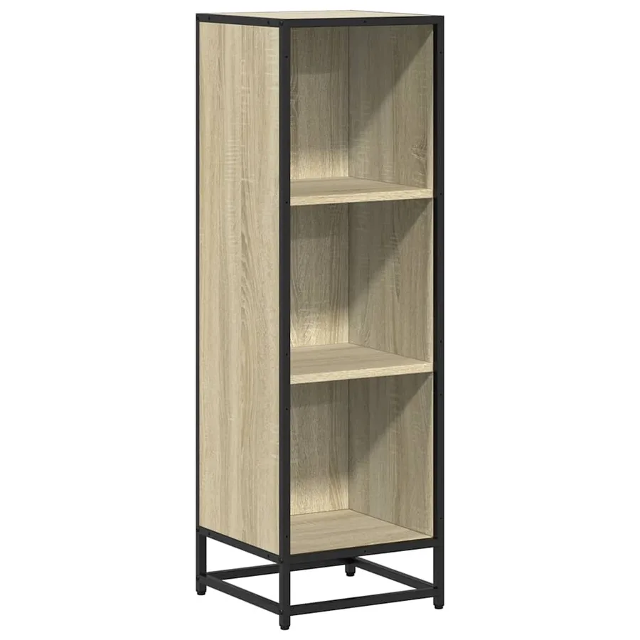 Bibliothèque chêne sonoma 33,5x33x107,5 cm bois d'ingénierie - 2