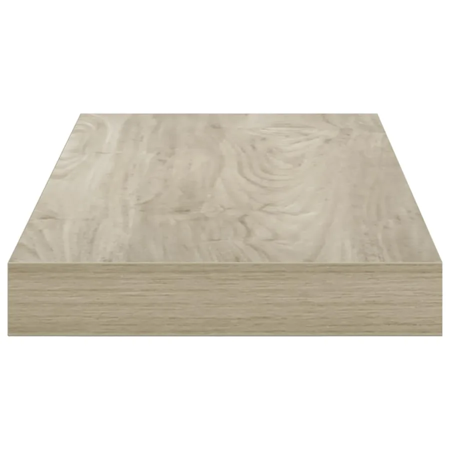 Étagères murales flottantes 2 pcs chêne 50x23,5x3,8 cm MDF - 8