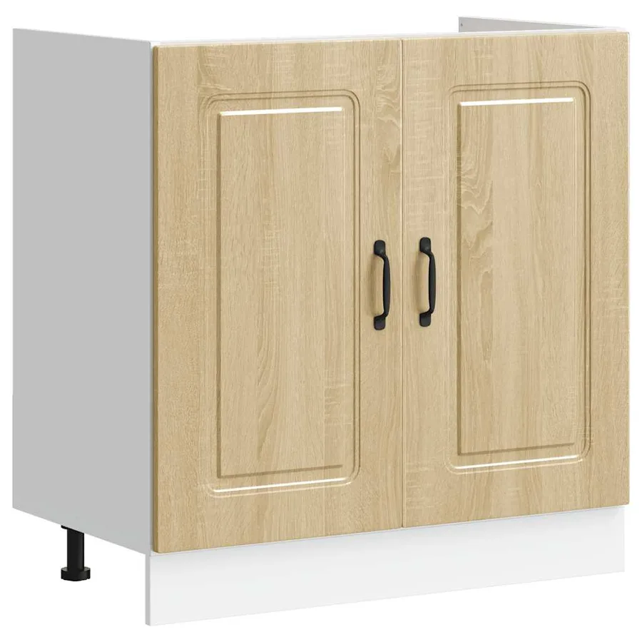 Meuble bas pour évier Kalmar chêne sonoma bois ingénierie - 2