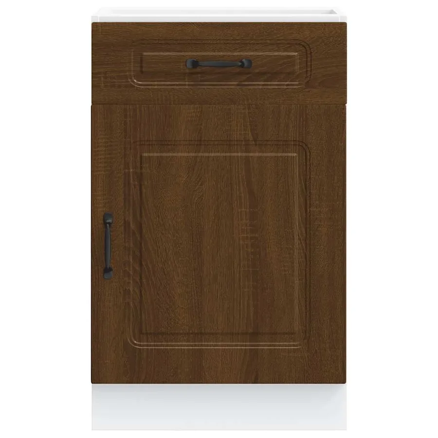 Armoire de cuisine Kalmar chêne marron bois d'ingénierie - 4