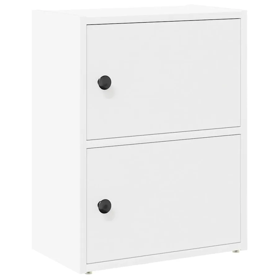 Bibliothèque blanc 40x24x52 cm bois d'ingénierie - 2