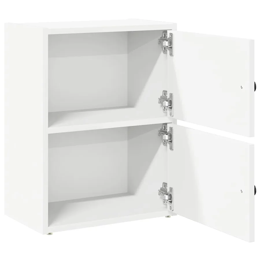 Bibliothèque blanc 40x24x52 cm bois d'ingénierie - 5