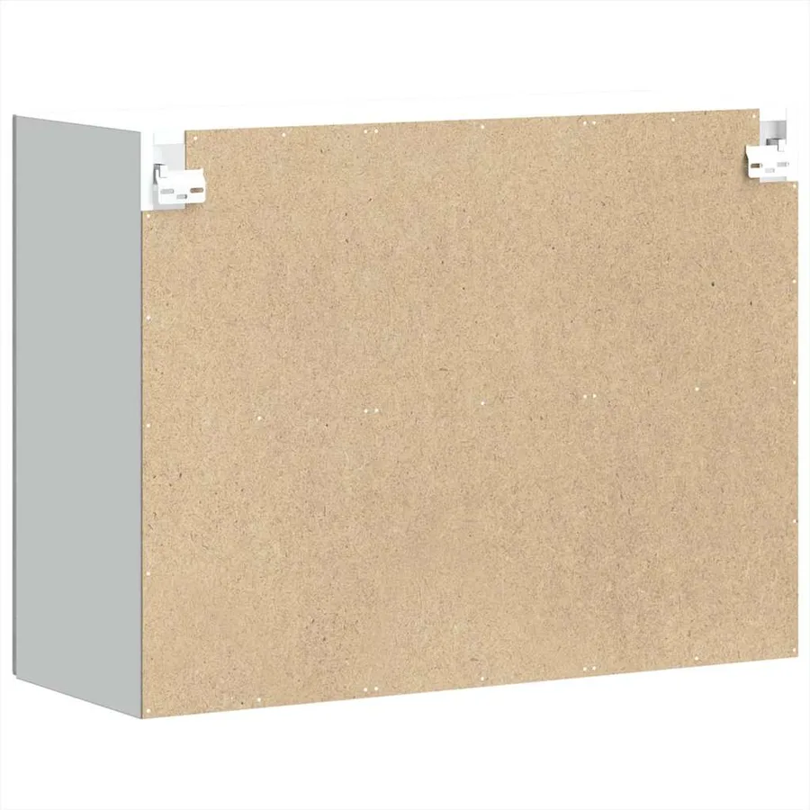 Armoire murale de cuisine avec porte en verre Kalmar gris béton - 9