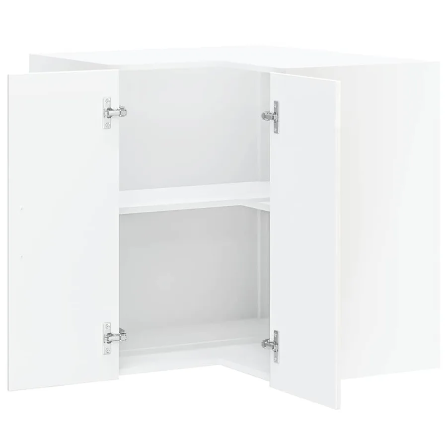 Armoire murale d'angle de cuisine Lucca blanc brillant - 5