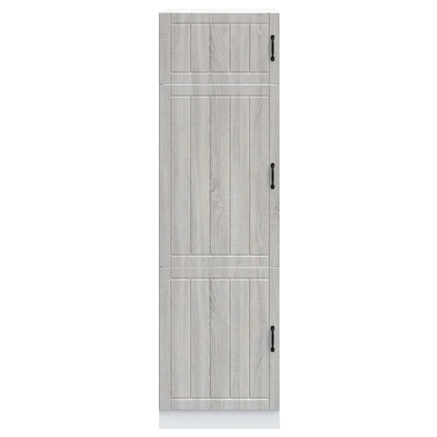 Armoire de cuisine Lucca sonoma gris bois d'ingénierie - 3