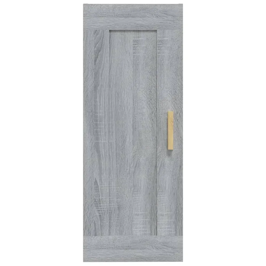 Armoire murale Sonoma gris 35x34x90 cm Bois d'ingénierie - 5
