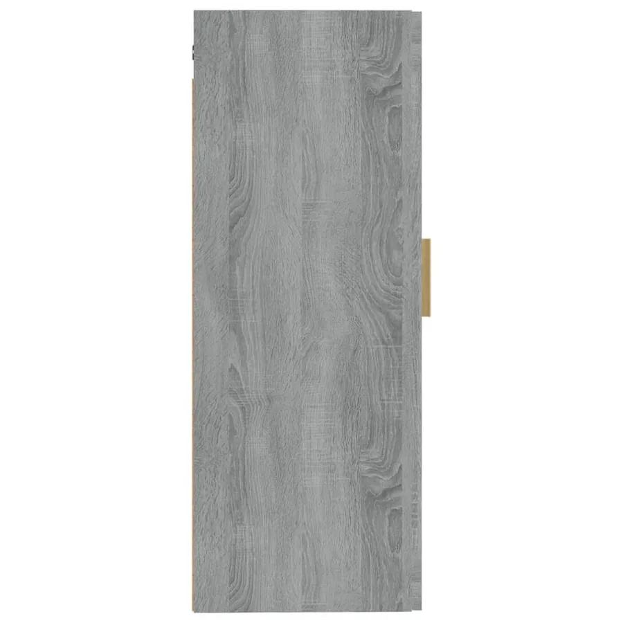 Armoire murale Sonoma gris 35x34x90 cm Bois d'ingénierie - 6