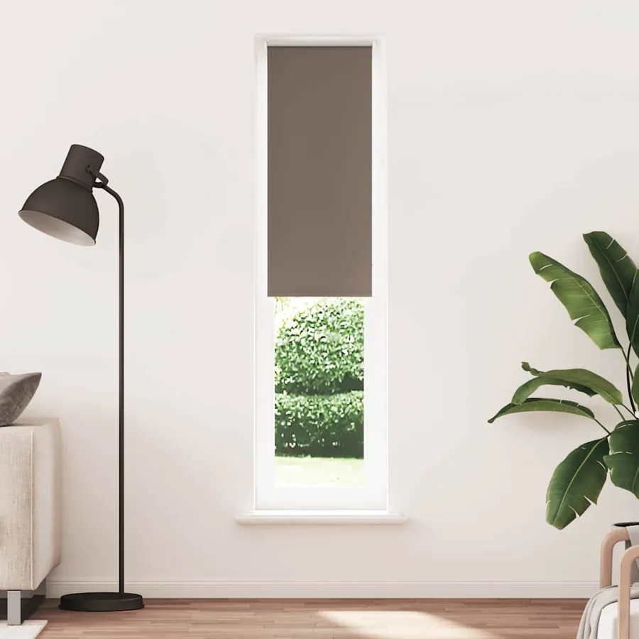 Store enrouleur occultant café 40x230cm largeur du tissu 35,7cm