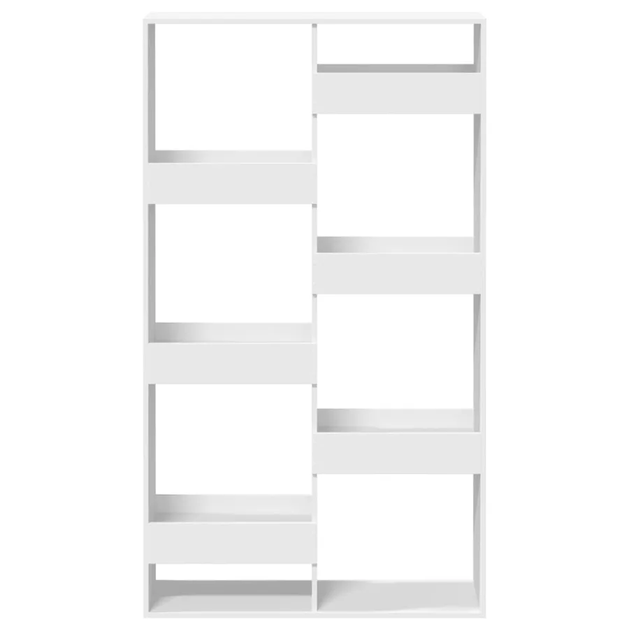 Bibliothèque blanc 100x33x175 cm bois d'ingénierie - 4