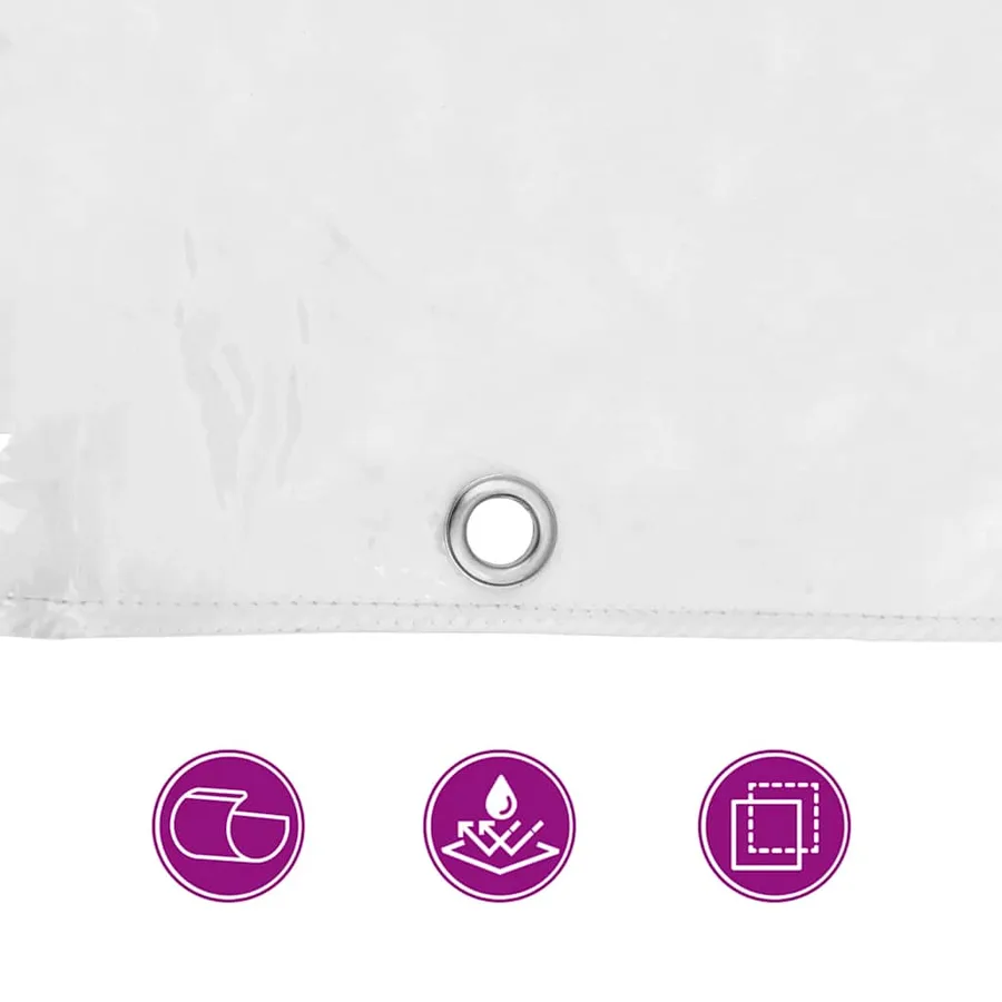 Couverture végétale avec œillets 1x8 m PVC - 9