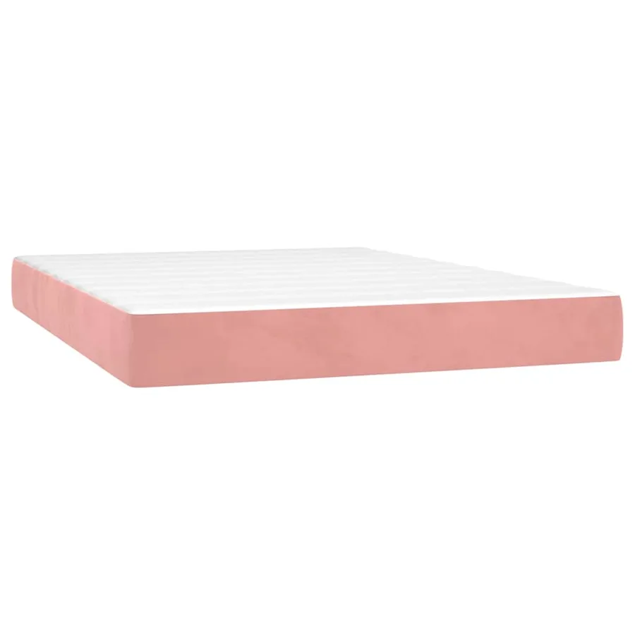 Matelas à ressorts ensachés 140 x 220 cm Rose - 2