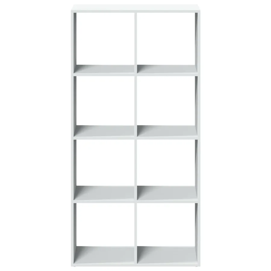 Bibliothèque séparateur de pièce Blanc 69,5 x 29 x 137,5 cm Bois d'ingénierie - 5