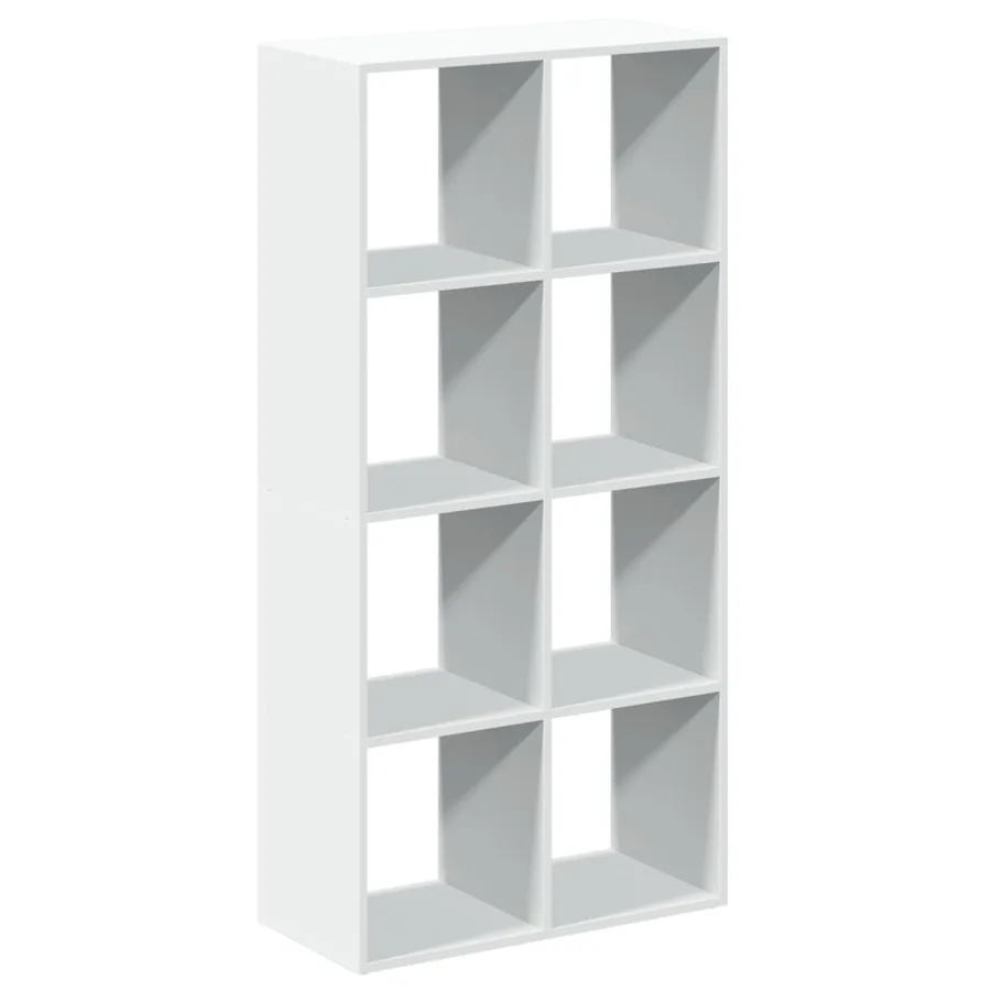 Bibliothèque séparateur de pièce Blanc 69,5 x 29 x 137,5 cm Bois d'ingénierie - 6