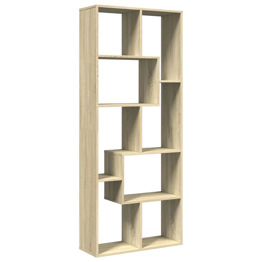 Étagère séparatrice de pièce chêne sonoma 67x25x161,5 cm - 2