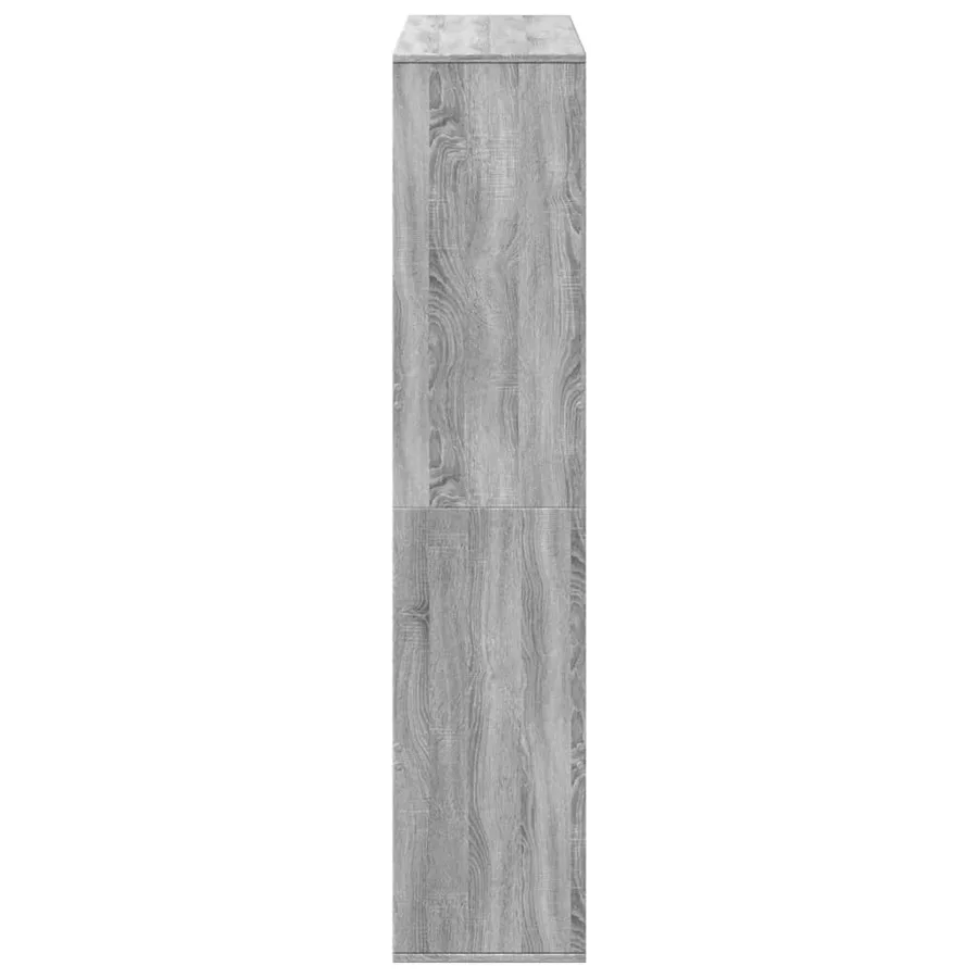 Bibliothèque sonoma gris 100x33x156,5 cm bois d'ingénierie - 5