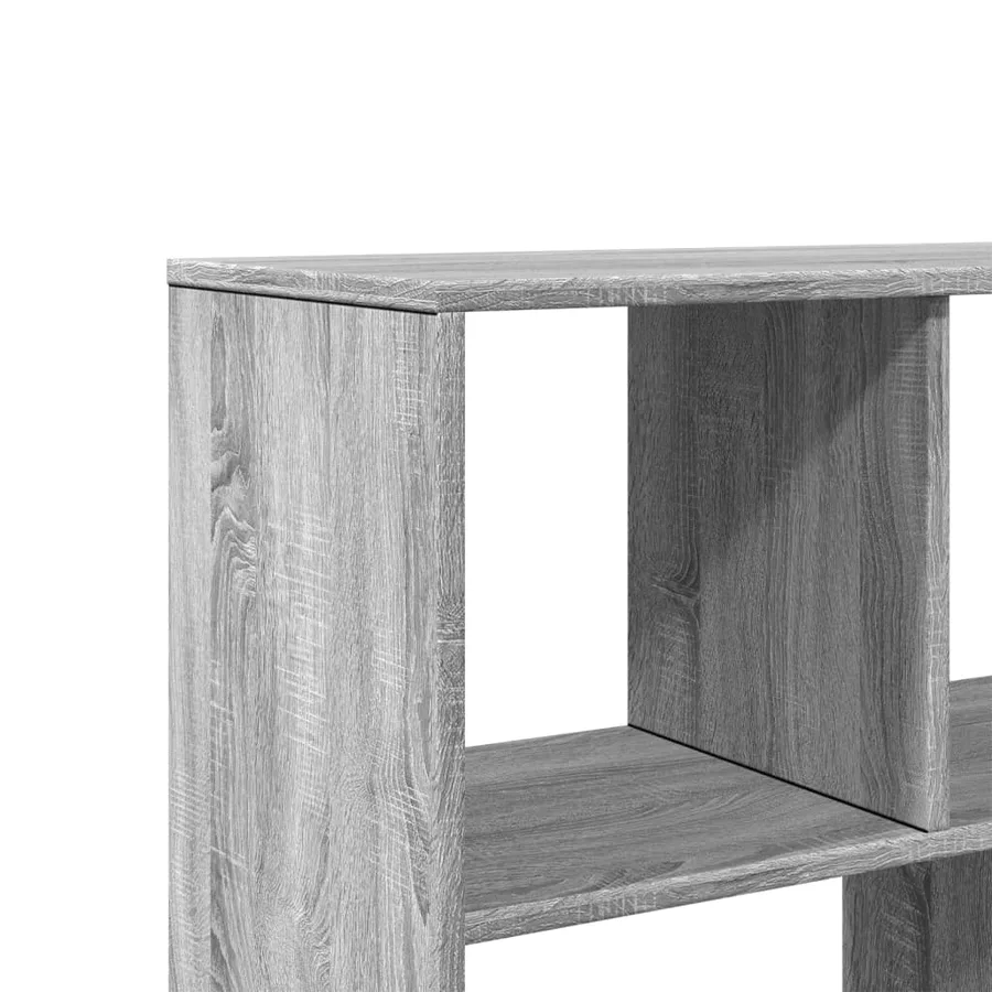 Bibliothèque sonoma gris 100x33x156,5 cm bois d'ingénierie - 7