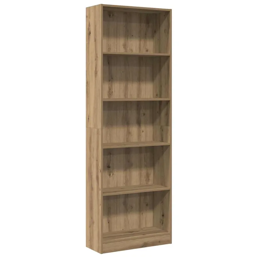 Bibliothèque Chêne Artisian 60x24x176 cm Bois d'ingénierie - 2