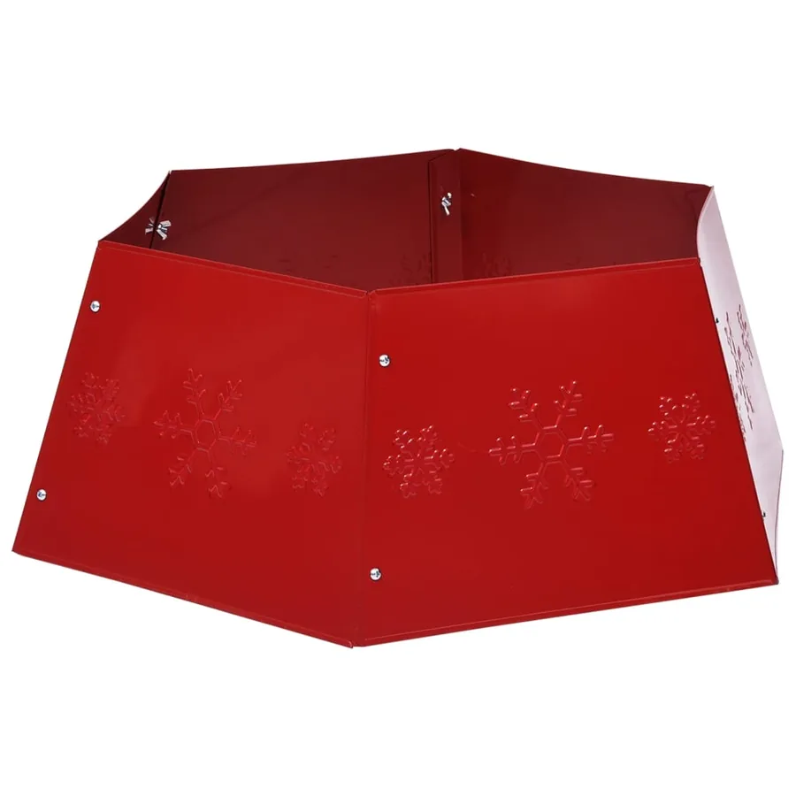 Jupe de sapin de Noël Rouge Ø68x25 cm - 4