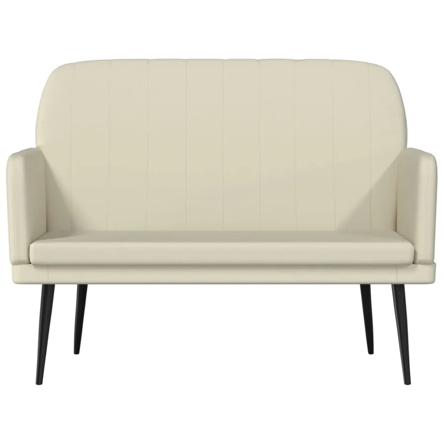 Banc Crème 107x80x81 cm Similicuir - 3