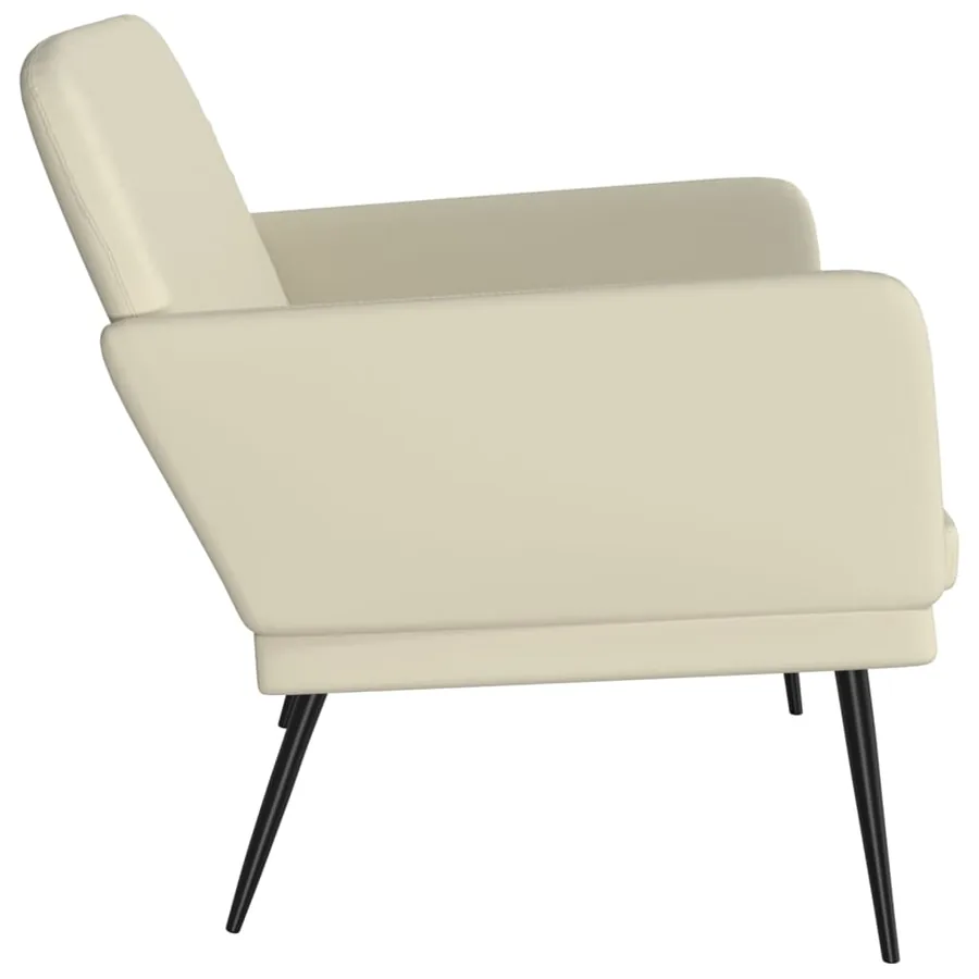 Banc Crème 107x80x81 cm Similicuir - 4