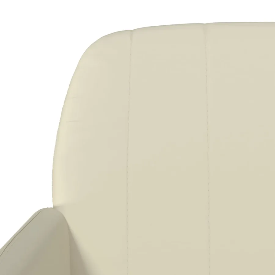 Banc Crème 107x80x81 cm Similicuir - 6