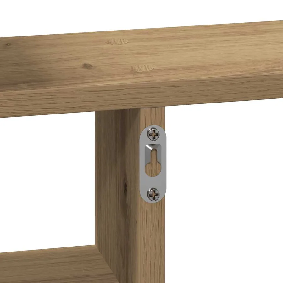 Étagères murales 2 pcs chêne artisanal bois d'ingénierie - 10