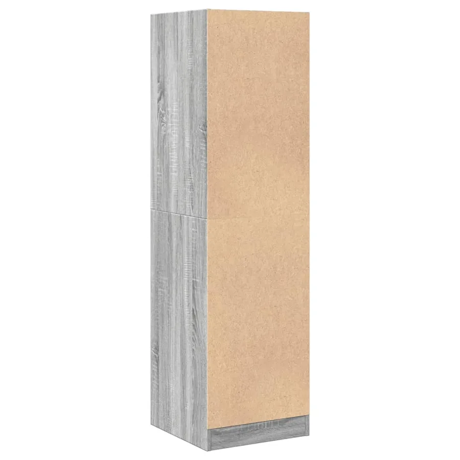 Armoire apothicaire sonoma gris 40x41x144,5cm bois d'ingénierie - 6