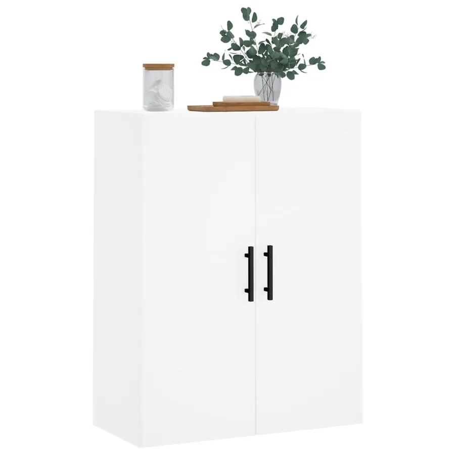 Armoire murale blanc 69,5x34x90 cm - 4