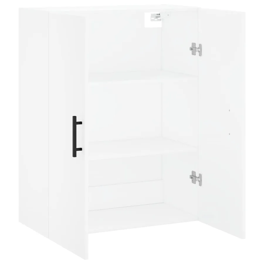 Armoire murale blanc 69,5x34x90 cm - 6