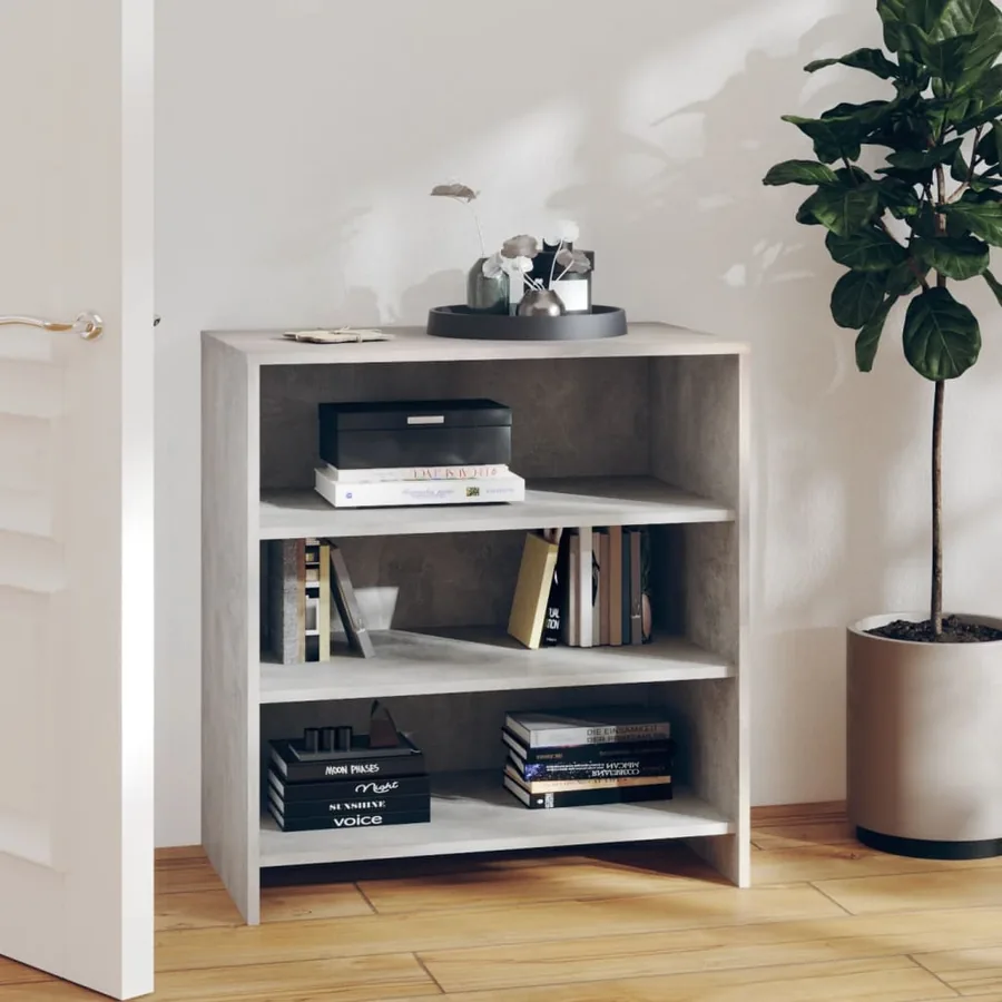 Buffet Gris béton 70x40,5x75 cm Bois d'ingénierie