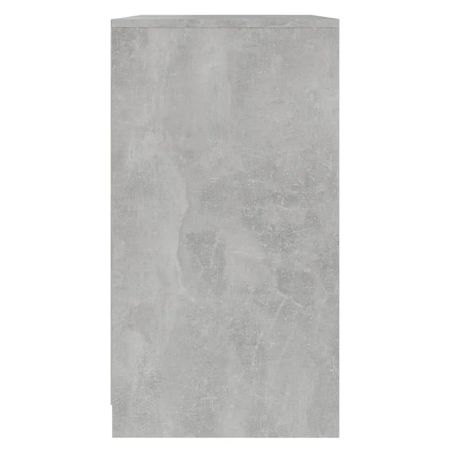Buffet Gris béton 70x40,5x75 cm Bois d'ingénierie - 6
