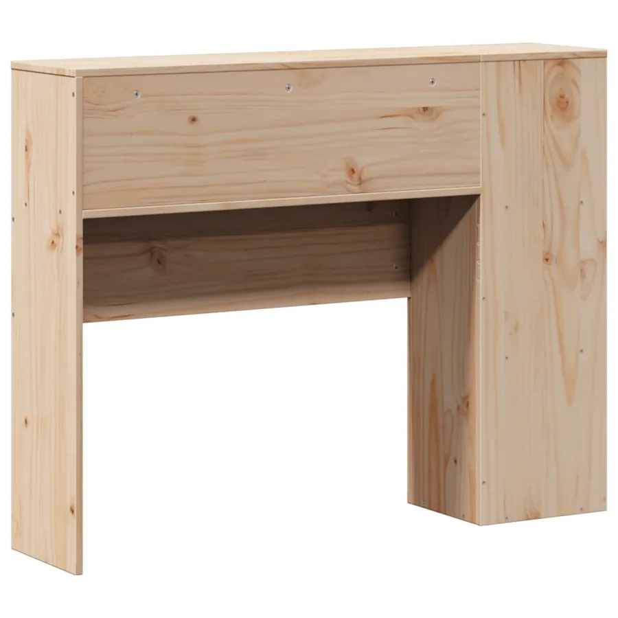 Tête de lit avec rangement 75 cm bois massif de pin - 6