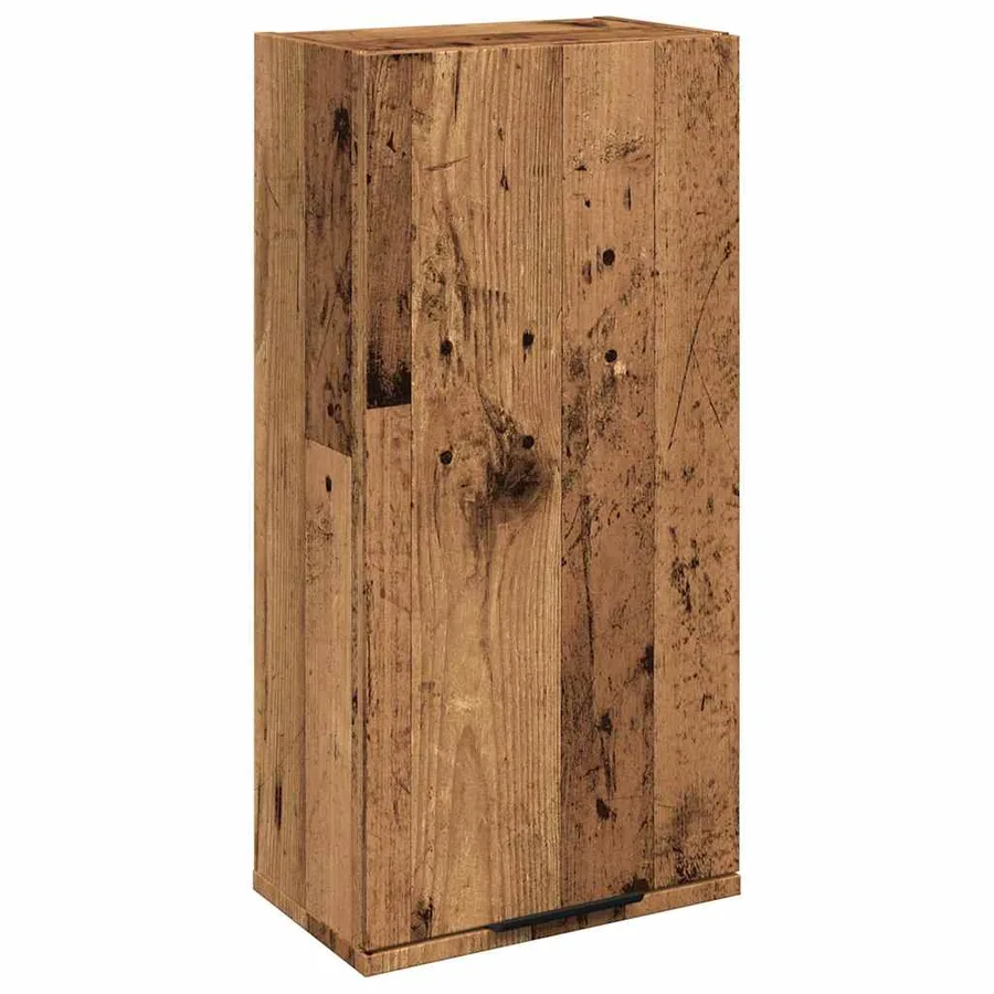 Armoire de salle de bain murale vieux bois 32x20x67 cm - 2