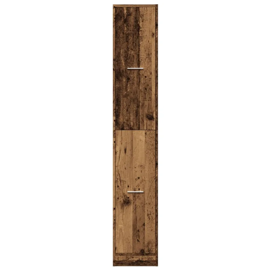 Armoire d'apothicaire vieux bois 30x41x174,5 cm bois ingénierie - 5